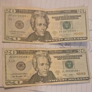 US Twenty Dollar Bills